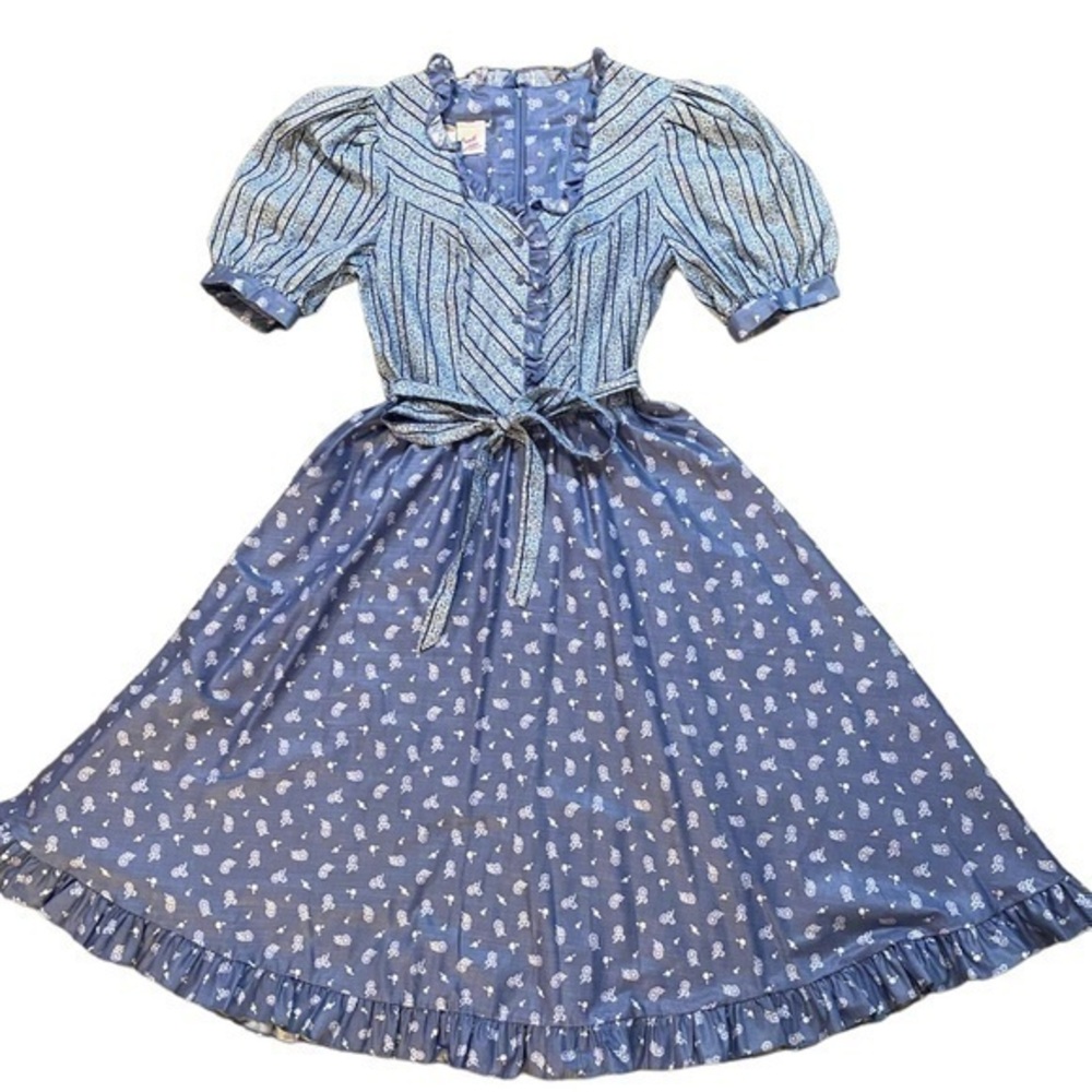 Candi Jones California Vintage 70s prairie girl dress